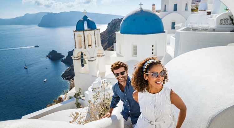 Norwegian Cruise Line Santorini Foto Norwegian Cruise Line